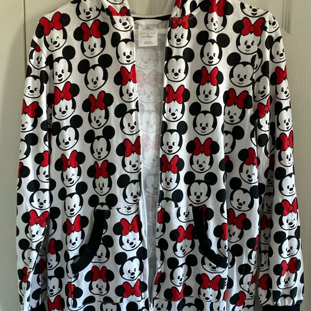 The Disney Store Mickey and Minnie Pajama Onesie - Size Medium - EUC - Picture 3 of 12
